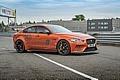 Der Jaguar XE SV Project 8 hat seine eigene Bestzeit auf der 20,6 Kilometer langen Nürburgring-Nordschleife aus dem November 2017 nochmals unterboten.  Foto: Auto-Medienportal.Net/Jaguar